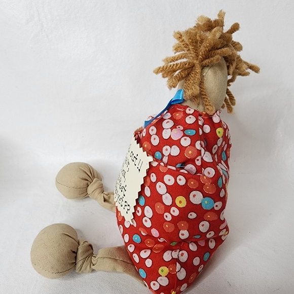 Bean Bag Stress Doll 10" x 4" Office Humor Bad Hair Home Accent or Office Decor - Picture 7 of 9